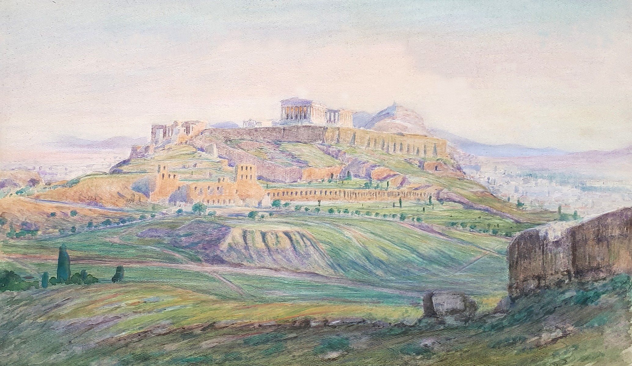 maurice rodieux esquisse acropole