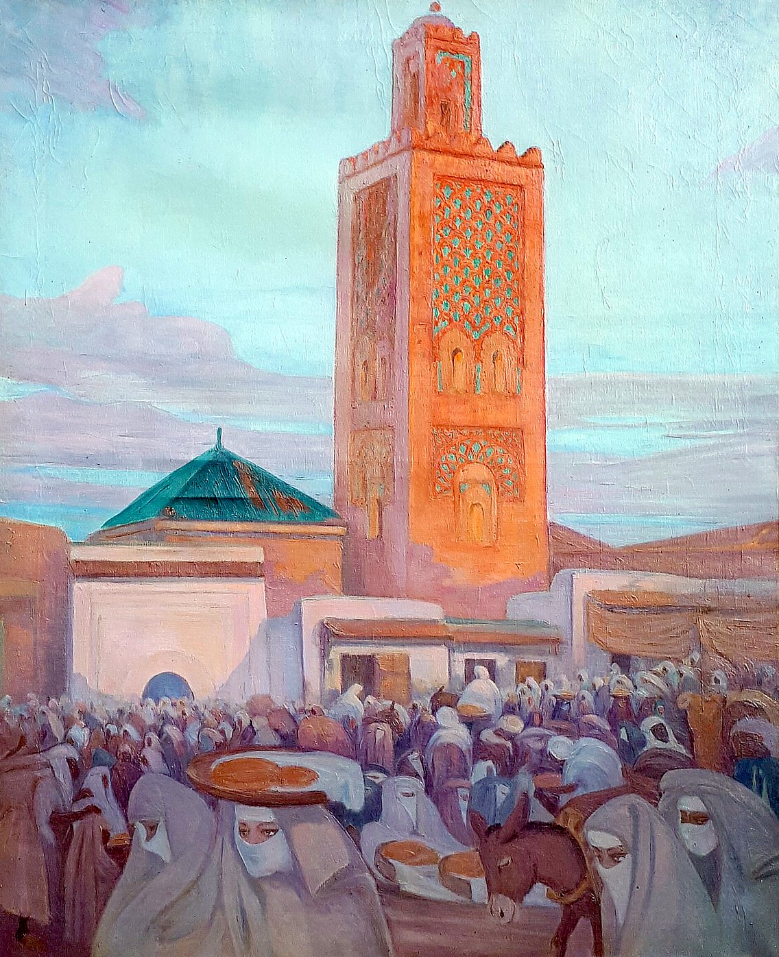 maurice rodieux le minaret 100 80cm