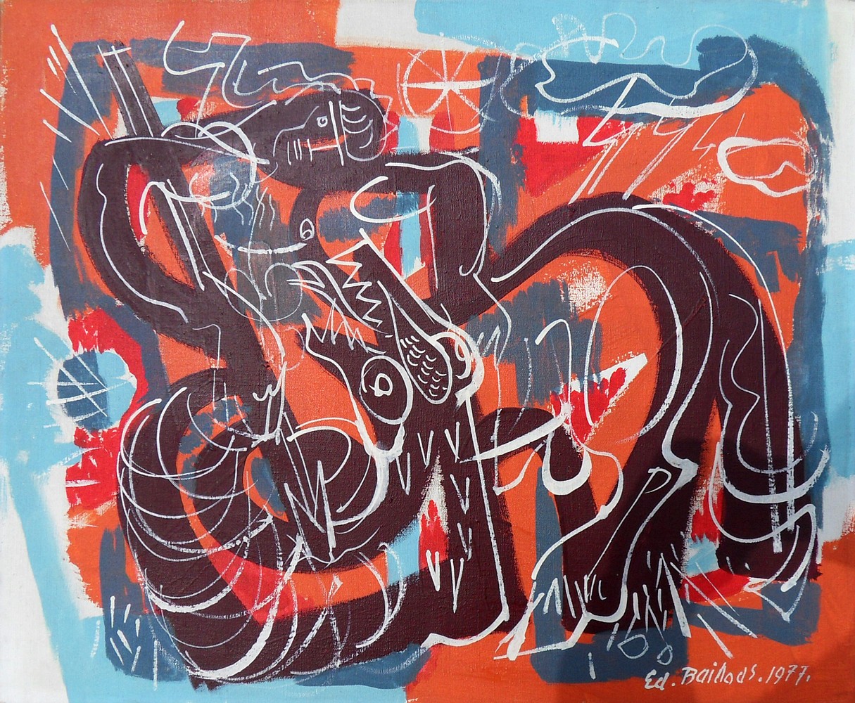 EDOUARD-BAILLODS-Saint-Julien-le-dragon-54-65cm-1977