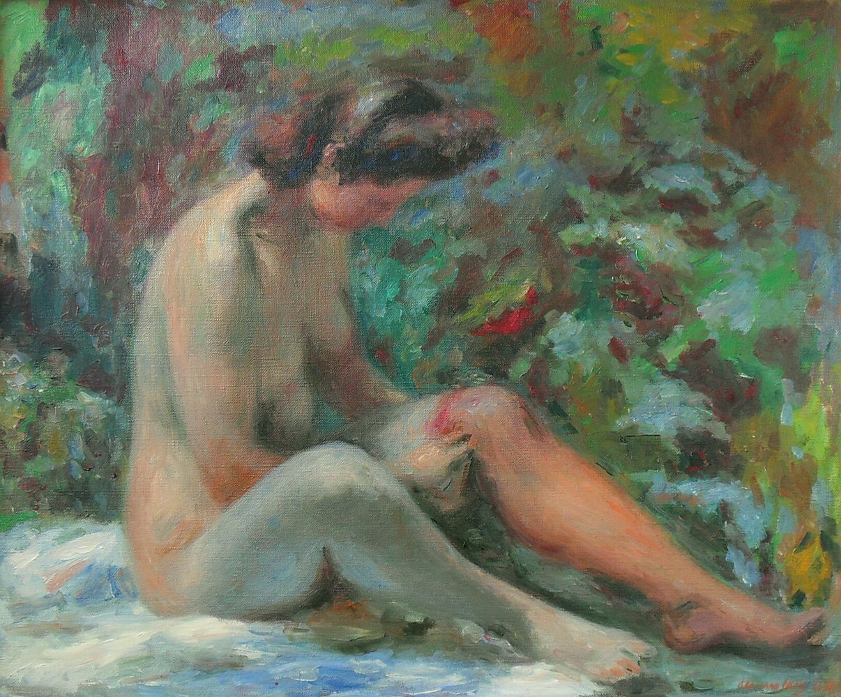 dessouslavy-doux-nu-dans-feuillage-50-61cm-1940