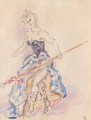 kurt-hinrichsen-femme-avec-lance-24-19cm