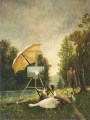 peintre-et-son-chevalet-65cm-50cm